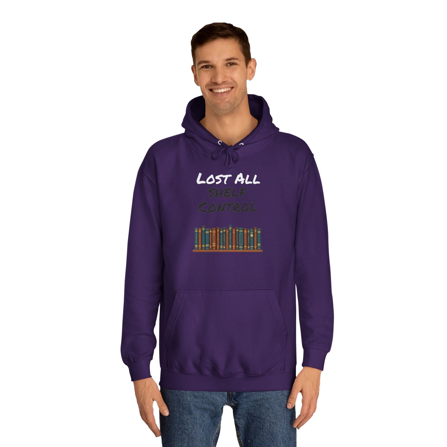 Lost all Shelf Control Unisex College Hoodie