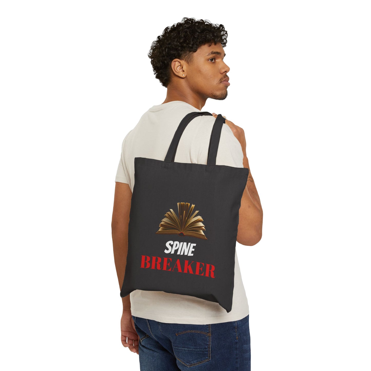 Spine Breaker Cotton Canvas Tote Bag