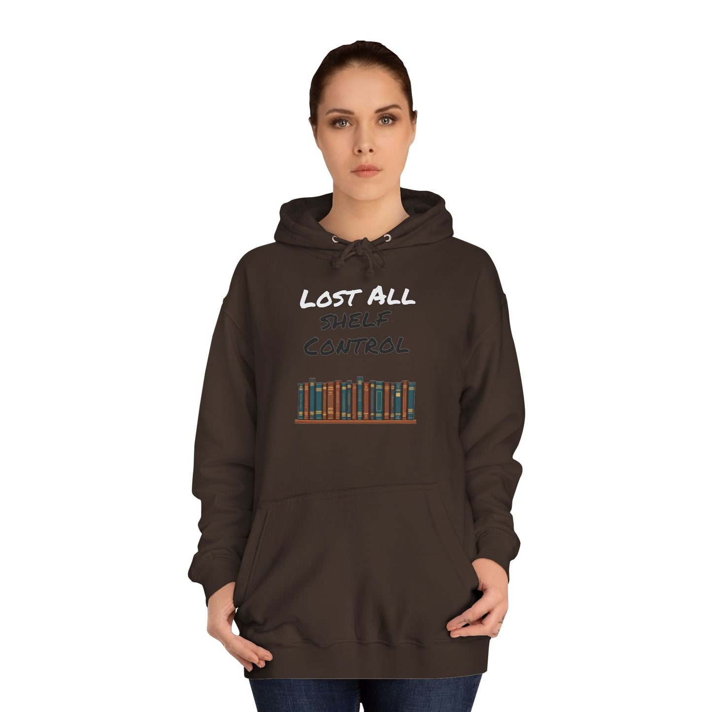 Lost all Shelf Control Unisex College Hoodie