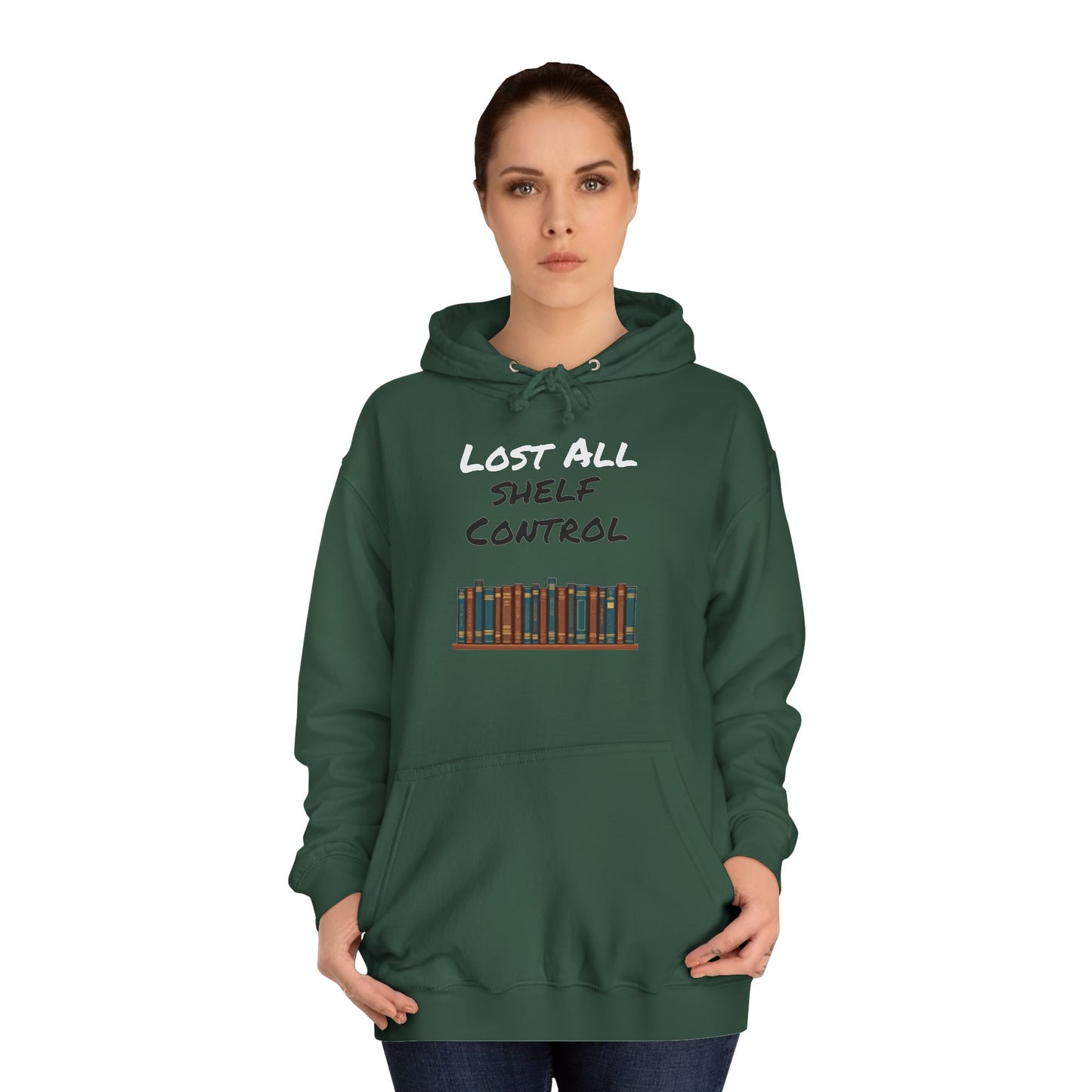 Lost all Shelf Control Unisex College Hoodie