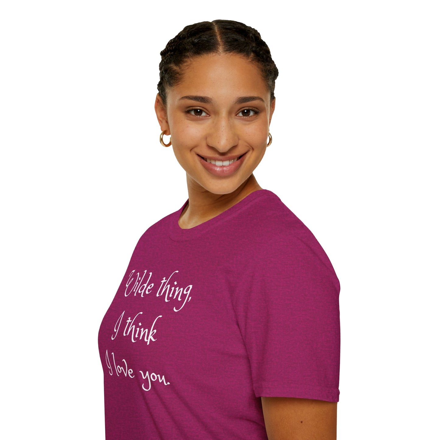 Wilde Thing, I think I love you Unisex Softstyle T-Shirt