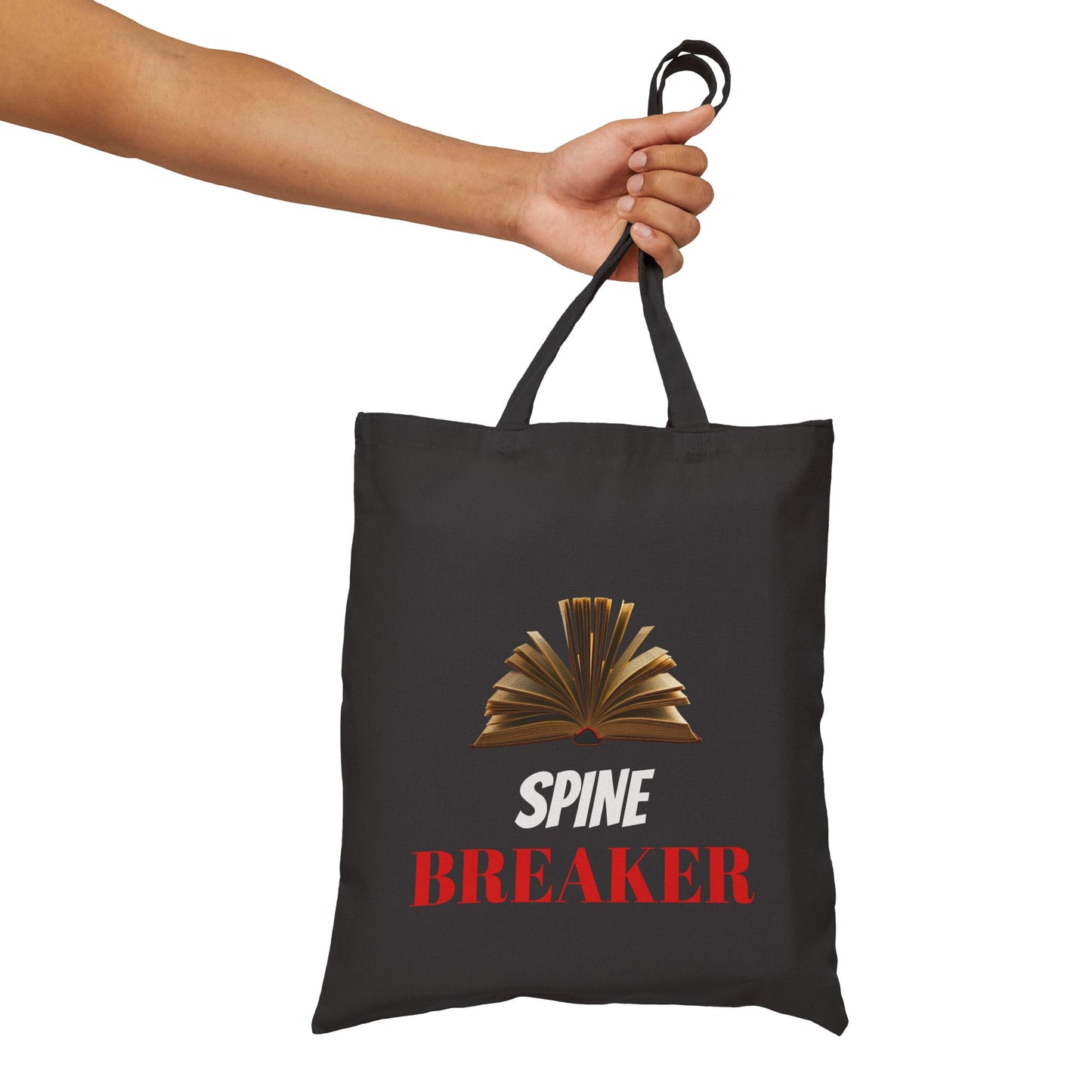 Spine Breaker Cotton Canvas Tote Bag