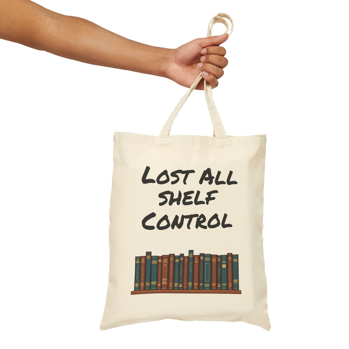 Lost all Shelf Control Cotton Canvas Tote Bag