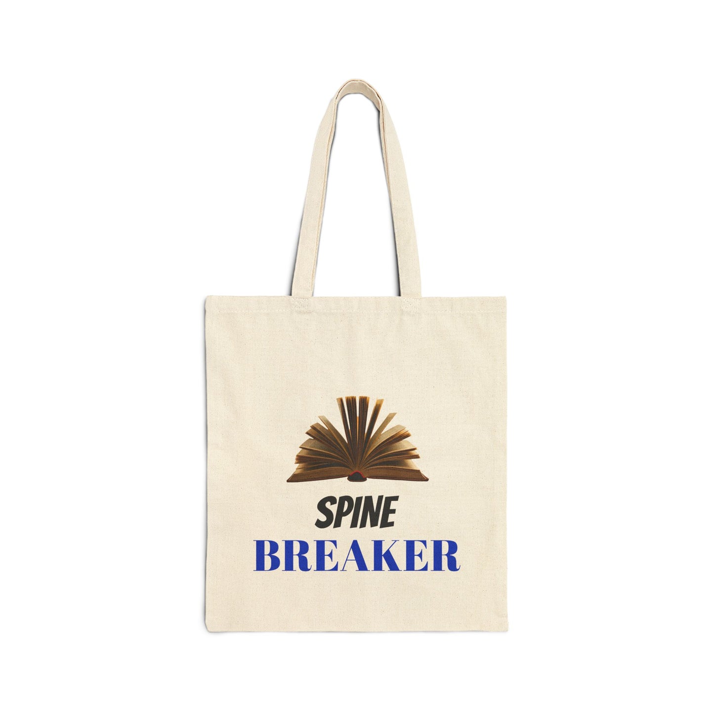 Spine Breaker Cotton Canvas Tote Bag