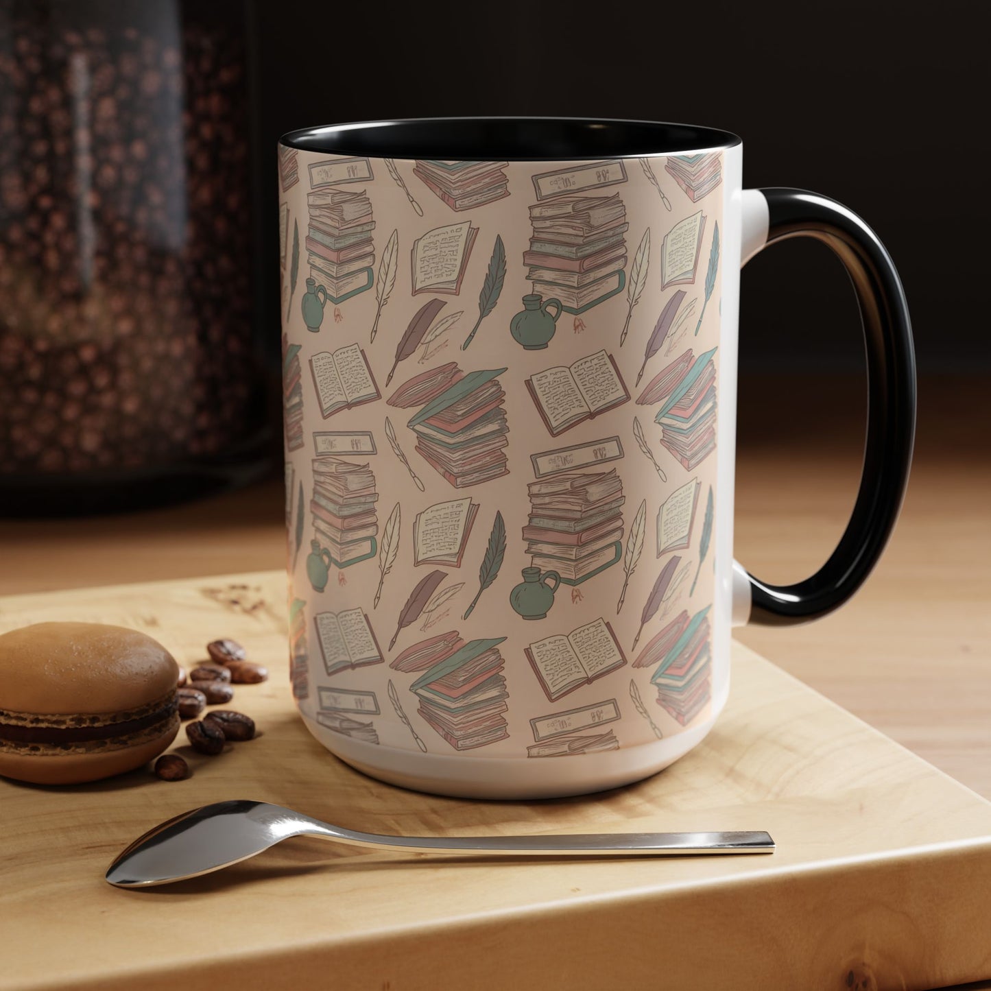Quill and Pot Coffee Mug (11, 15oz)