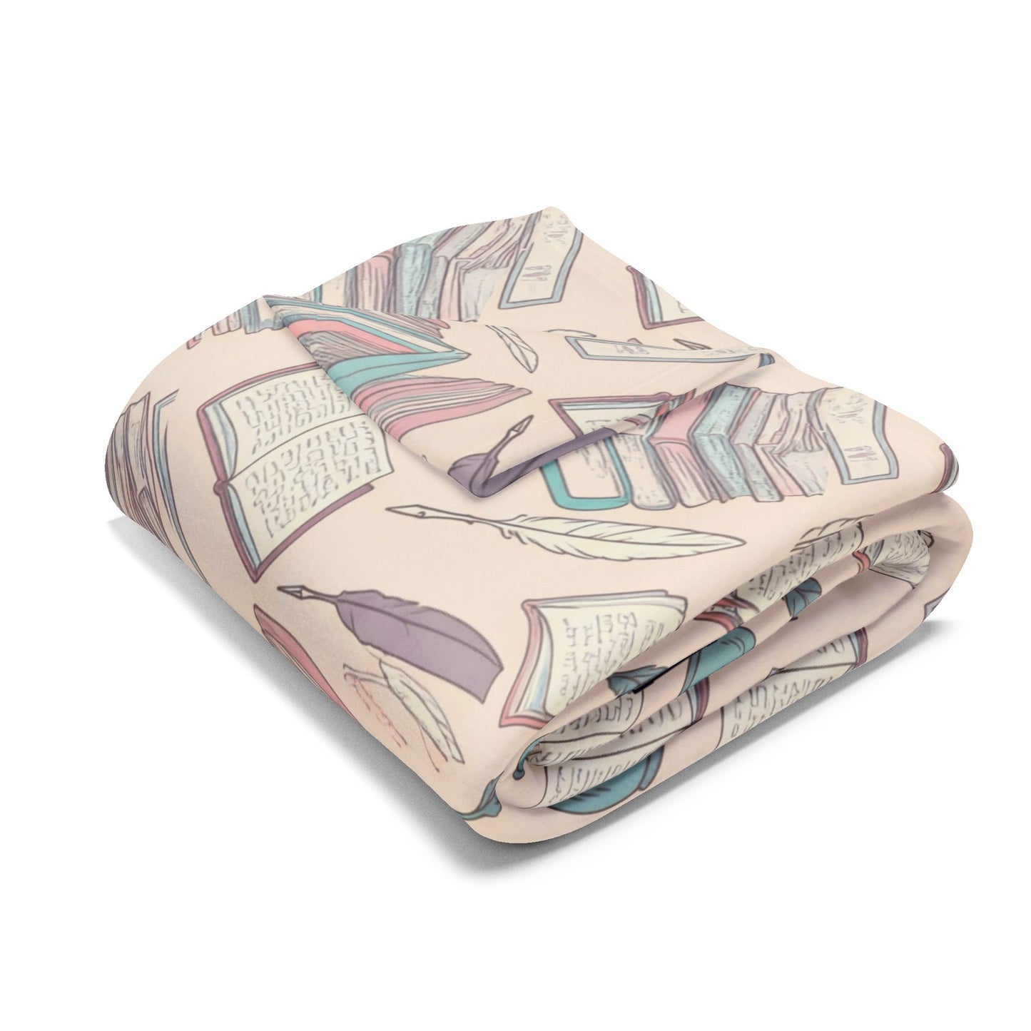 Quill and Pot Book Arctic Fleece Blanket