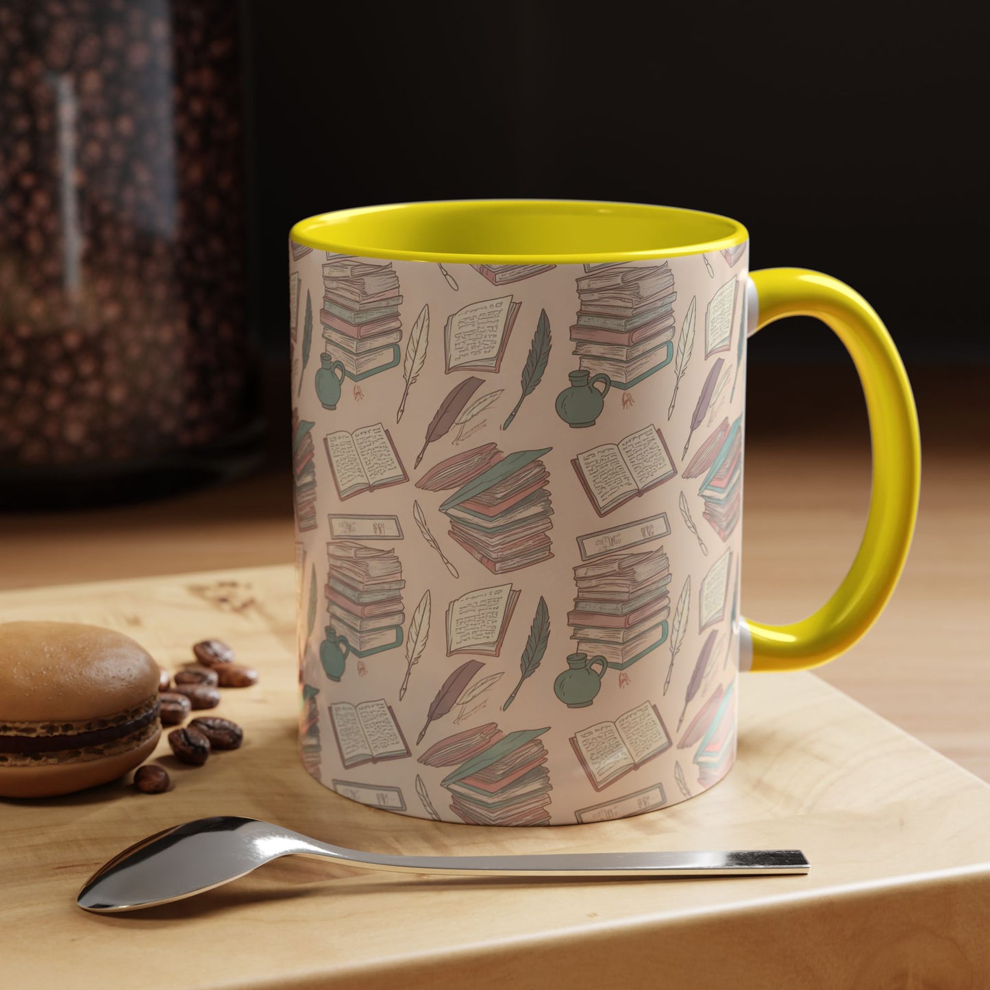 Quill and Pot Coffee Mug (11, 15oz)