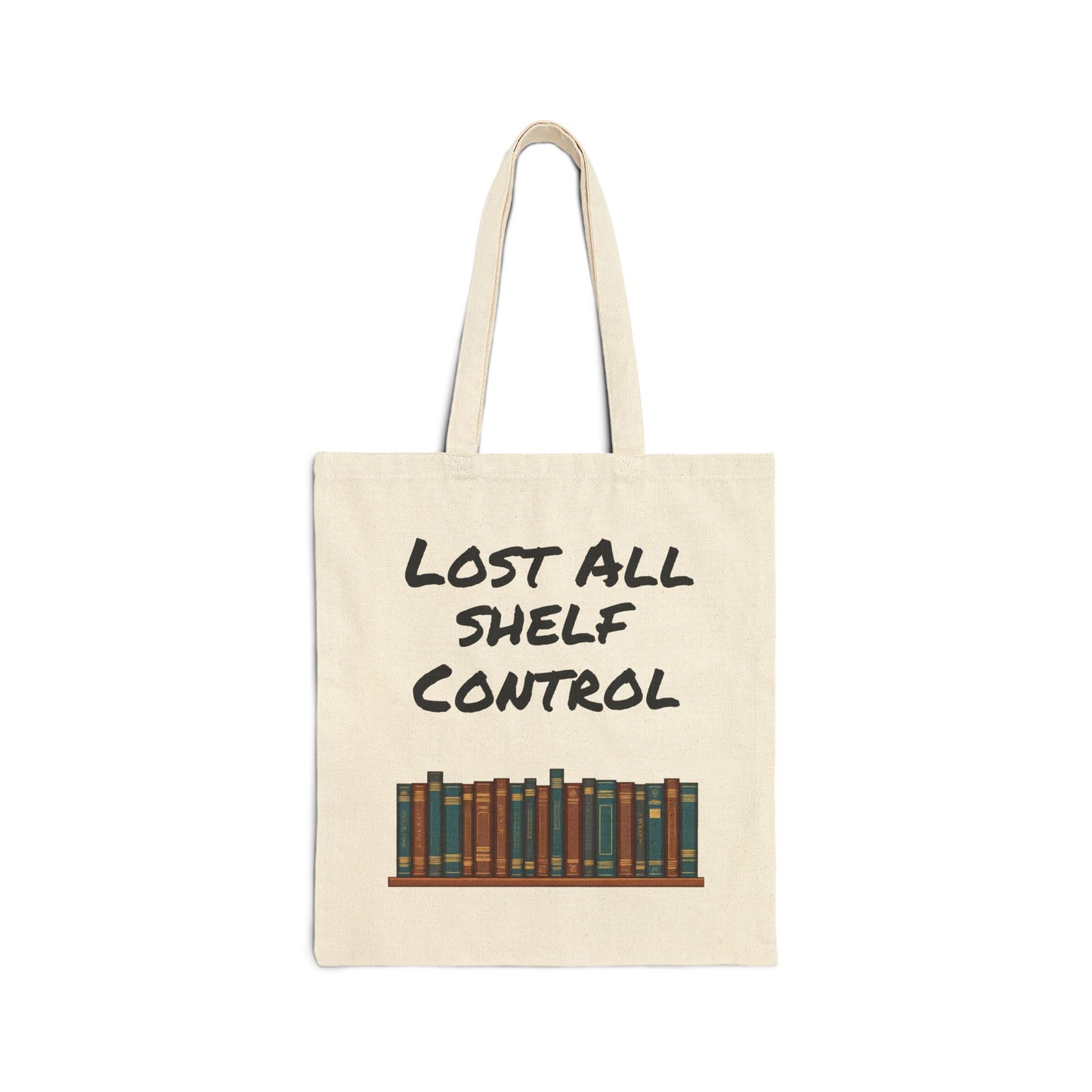 Lost all Shelf Control Cotton Canvas Tote Bag
