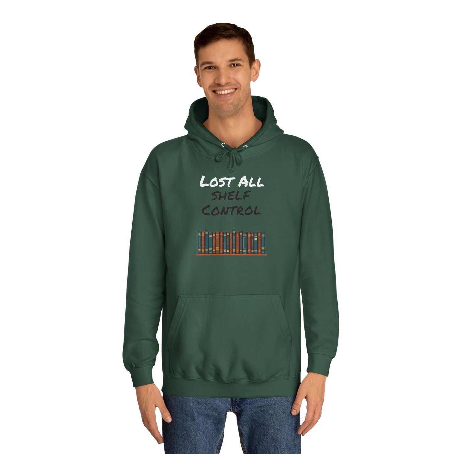 Lost all Shelf Control Unisex College Hoodie