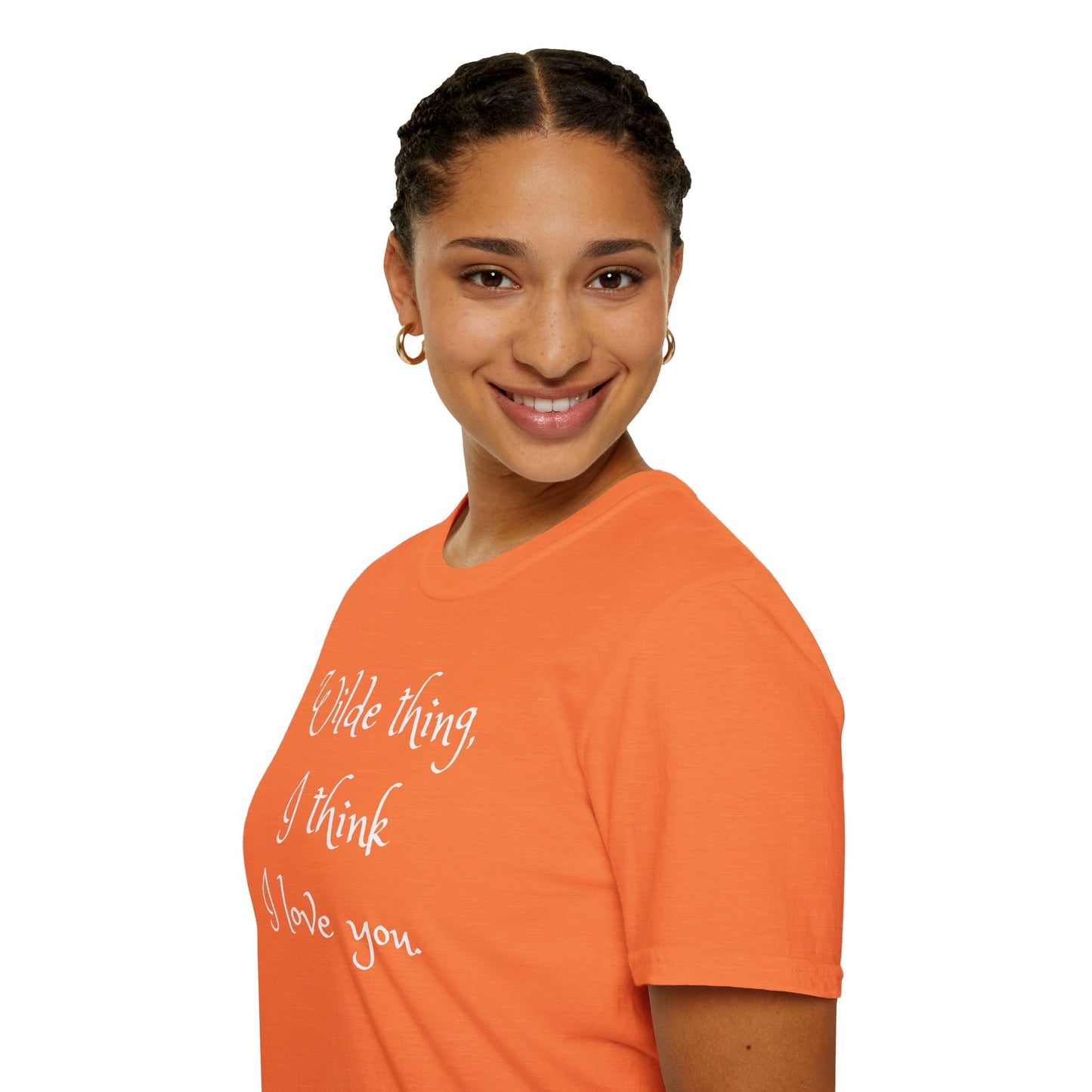 Wilde Thing, I think I love you Unisex Softstyle T-Shirt