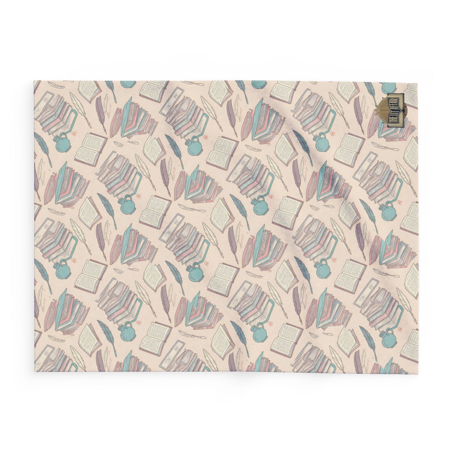 Quill and Pot Book Arctic Fleece Blanket