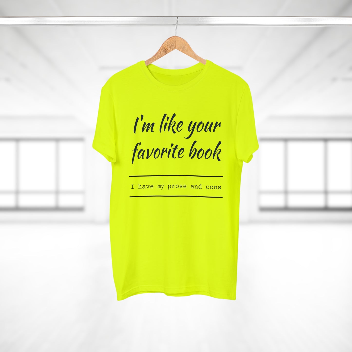 I'm Like Your Favorite Book Single Jersey Men's T-shirt