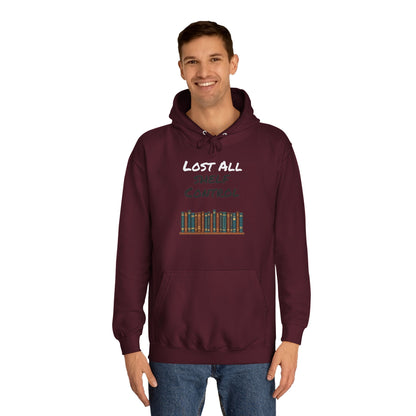 Lost all Shelf Control Unisex College Hoodie