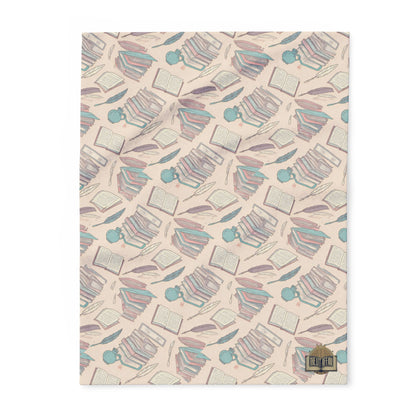 Quill and Pot Book Arctic Fleece Blanket