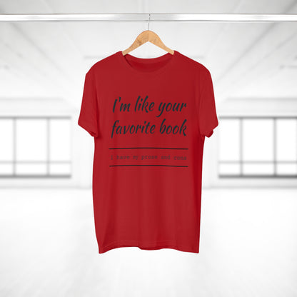 I'm Like Your Favorite Book Single Jersey Men's T-shirt