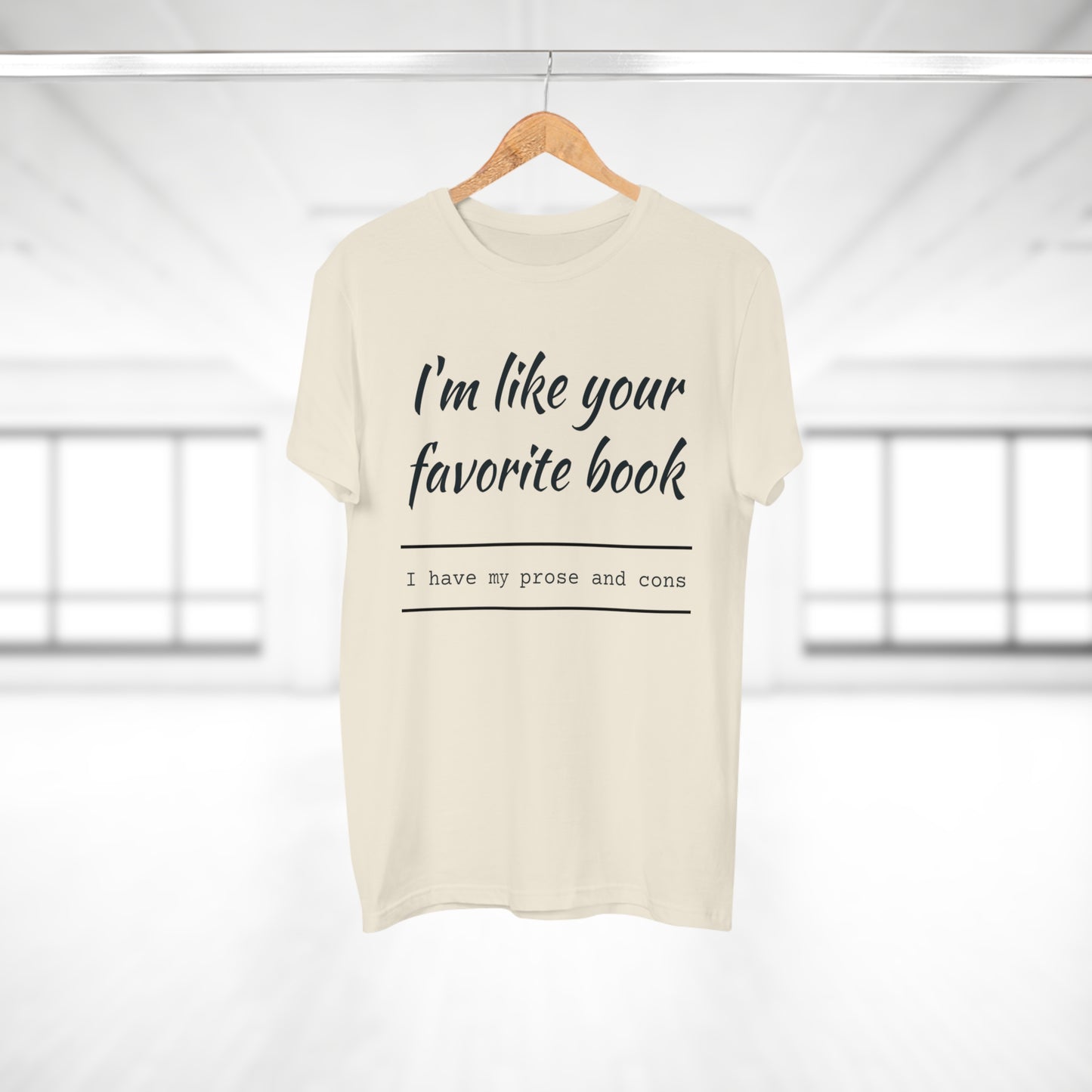 I'm Like Your Favorite Book Single Jersey Men's T-shirt