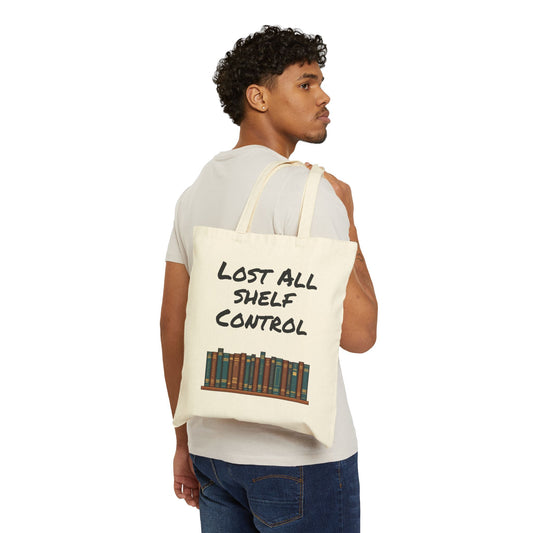 Lost all Shelf Control Cotton Canvas Tote Bag