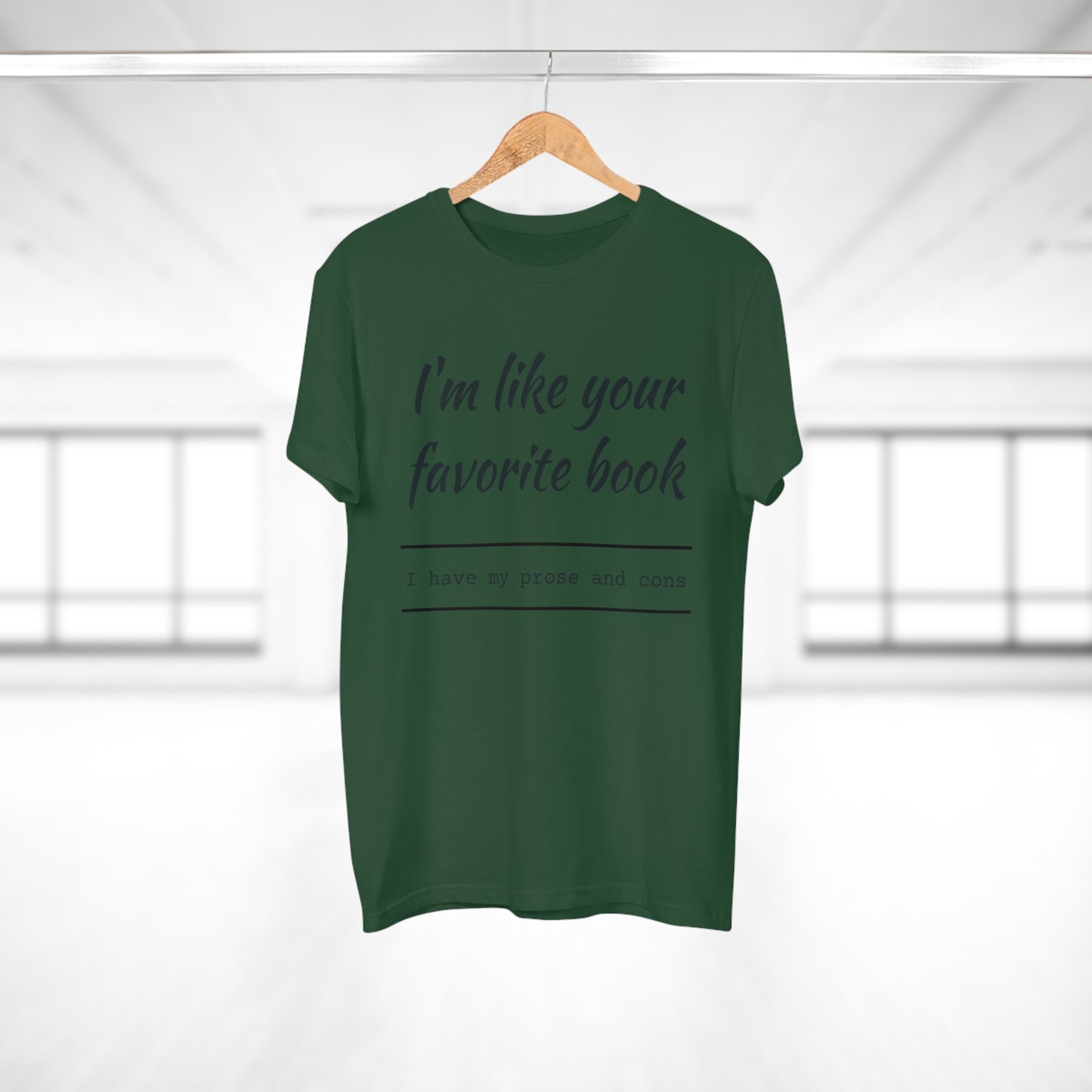 I'm Like Your Favorite Book Single Jersey Men's T-shirt