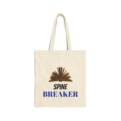 Spine Breaker Cotton Canvas Tote Bag