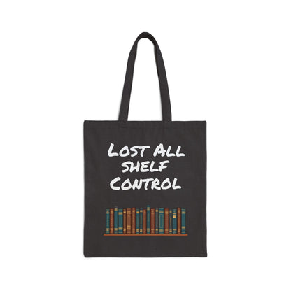 Lost all Shelf Control Cotton Canvas Tote Bag