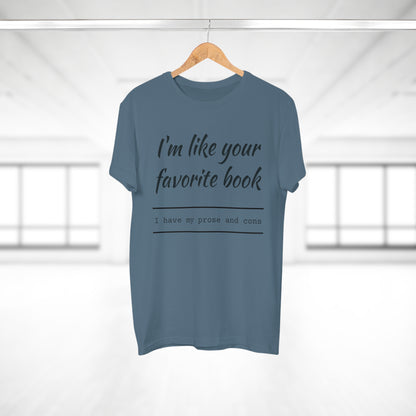 I'm Like Your Favorite Book Single Jersey Men's T-shirt