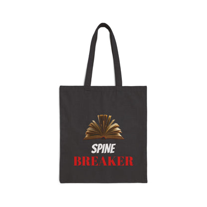 Spine Breaker Cotton Canvas Tote Bag