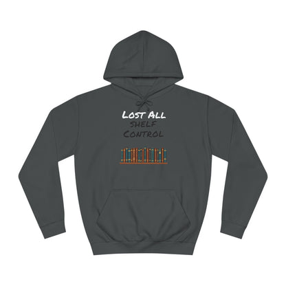 Lost all Shelf Control Unisex College Hoodie