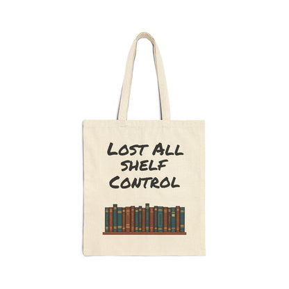 Lost all Shelf Control Cotton Canvas Tote Bag