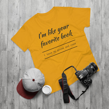 I'm Like Your Favorite Book Single Jersey Men's T-shirt