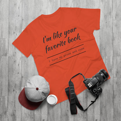 I'm Like Your Favorite Book Single Jersey Men's T-shirt