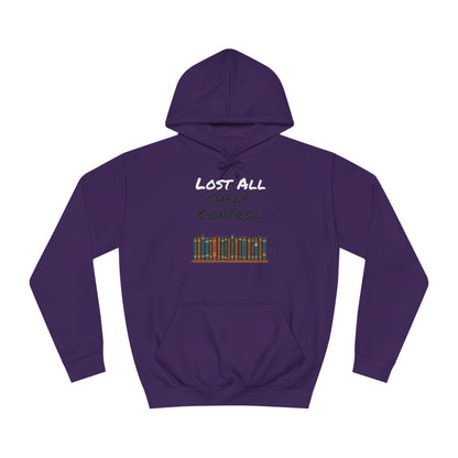 Lost all Shelf Control Unisex College Hoodie