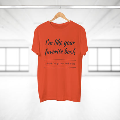 I'm Like Your Favorite Book Single Jersey Men's T-shirt