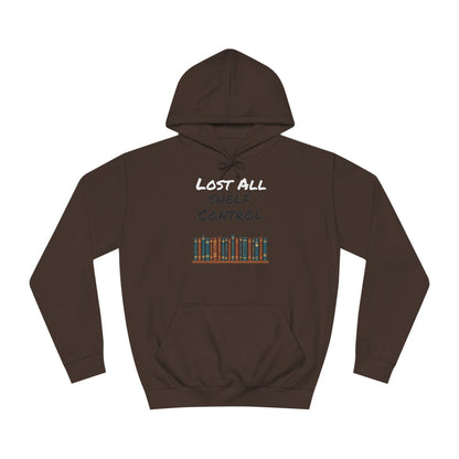 Lost all Shelf Control Unisex College Hoodie